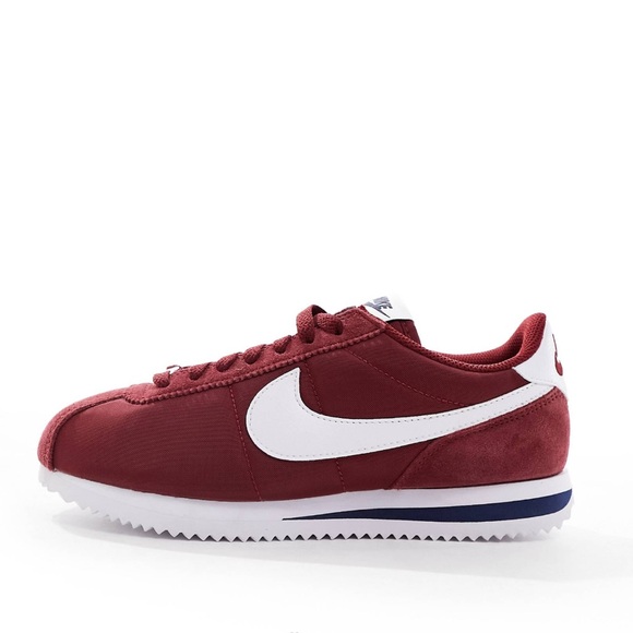 Nike Shoes - Nike Cortez nylon sneakers in burgundy
